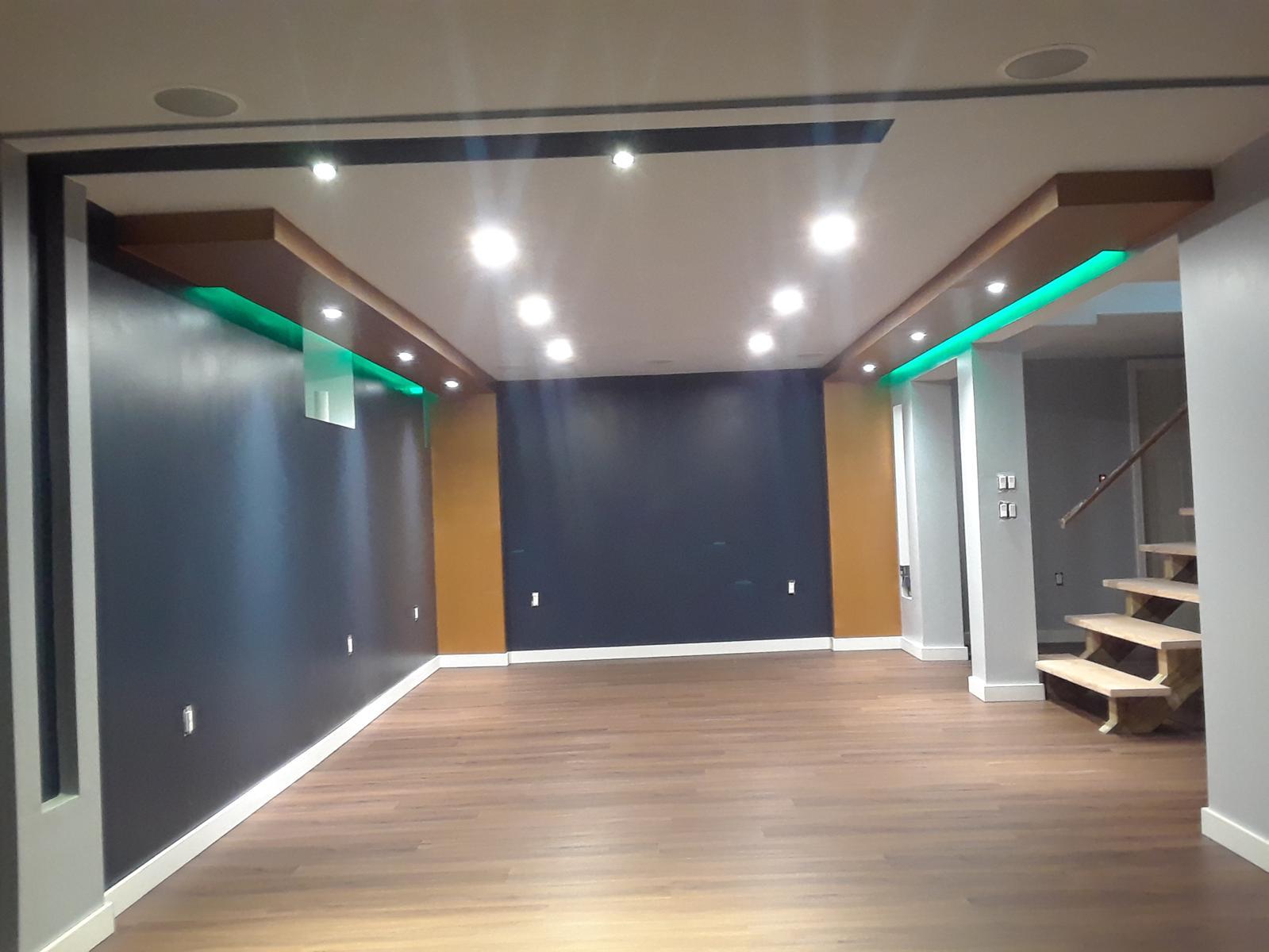 Basement Living Space